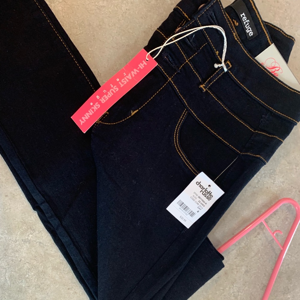 High rise jeans